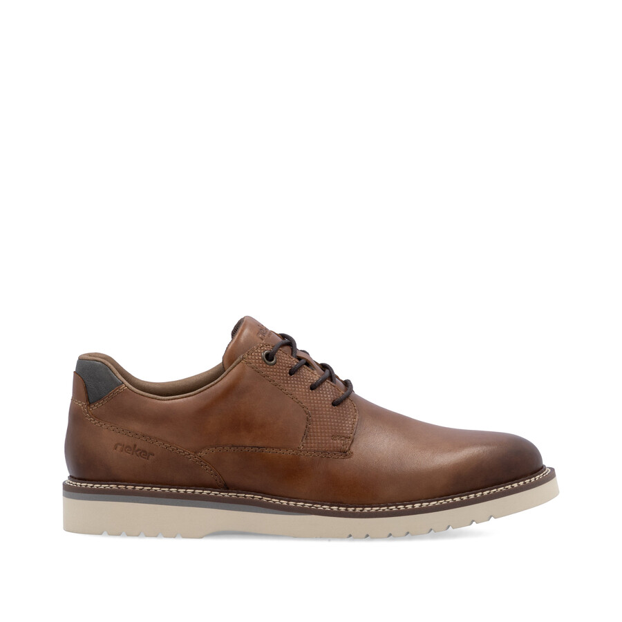 scarpe elasticizzate marroni da uomo rieker 04503-24