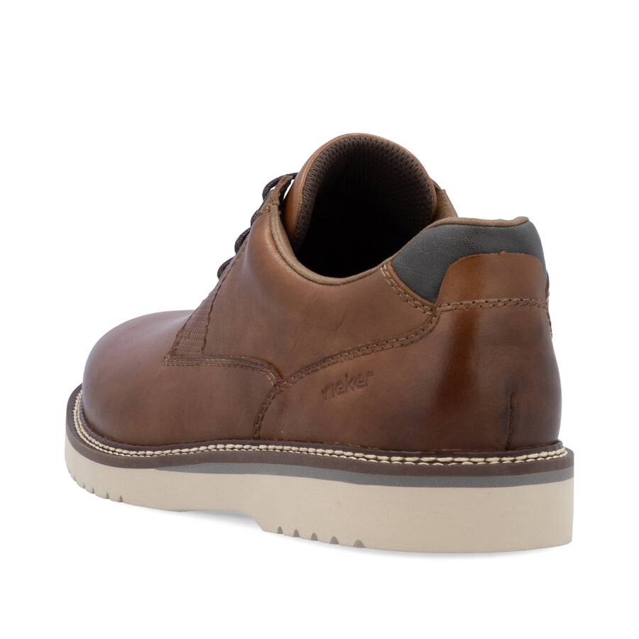 scarpe elasticizzate marroni da uomo rieker 04503-24