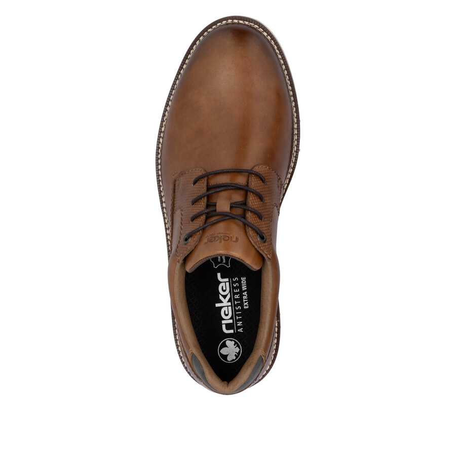 scarpe elasticizzate marroni da uomo rieker 04503-24