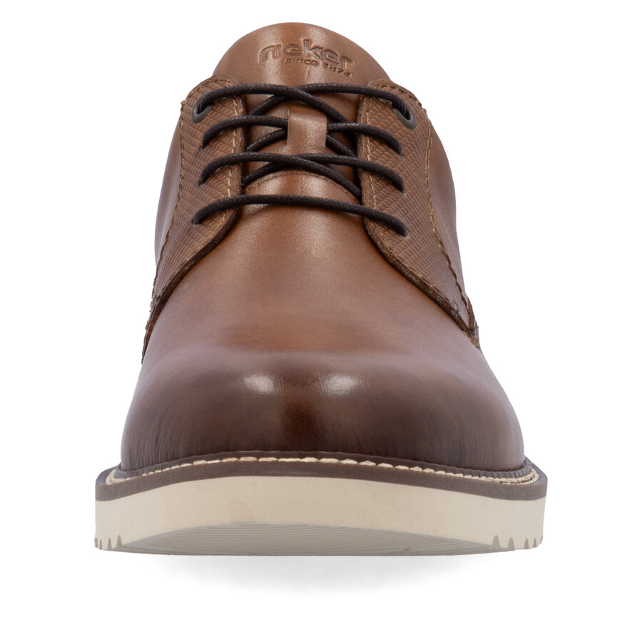 scarpe elasticizzate marroni da uomo rieker 04503-24