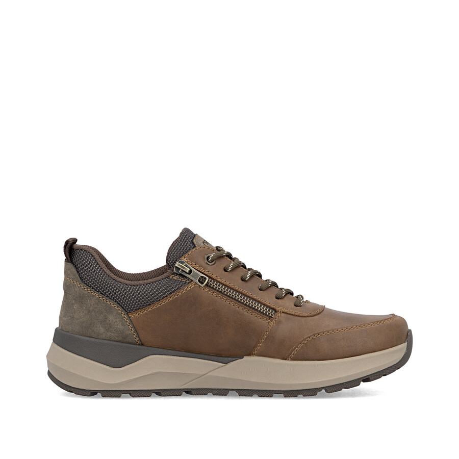 scarpe marroni con cerniera per uomo rieker 06000-22