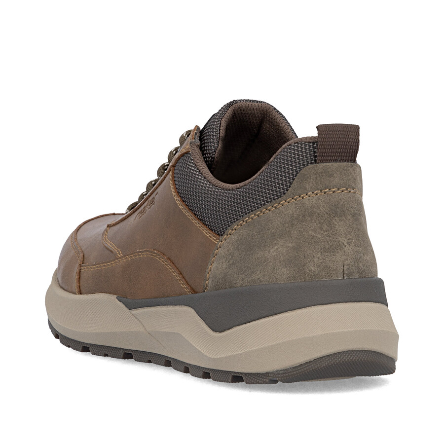 scarpe marroni con cerniera per uomo rieker 06000-22