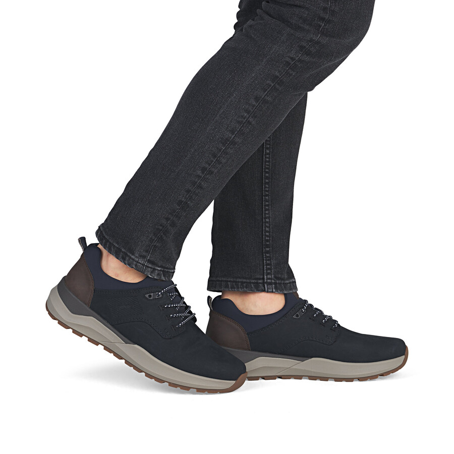 scarpe elasticizzate blu da uomo rieker 06050-14