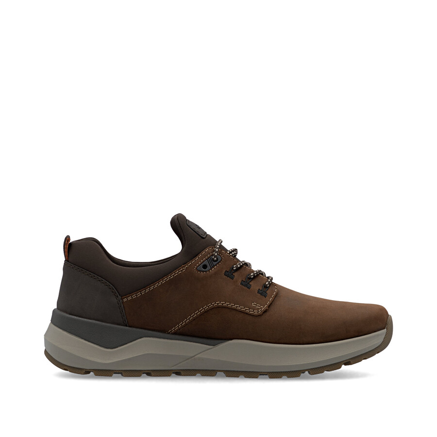 scarpe elasticizzate marroni per uomo rieker 06050-22