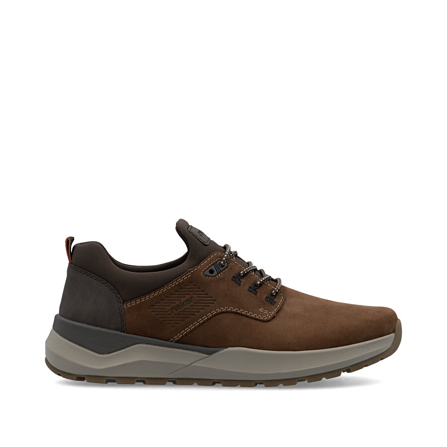 scarpe elasticizzate marroni per uomo rieker 06050-22