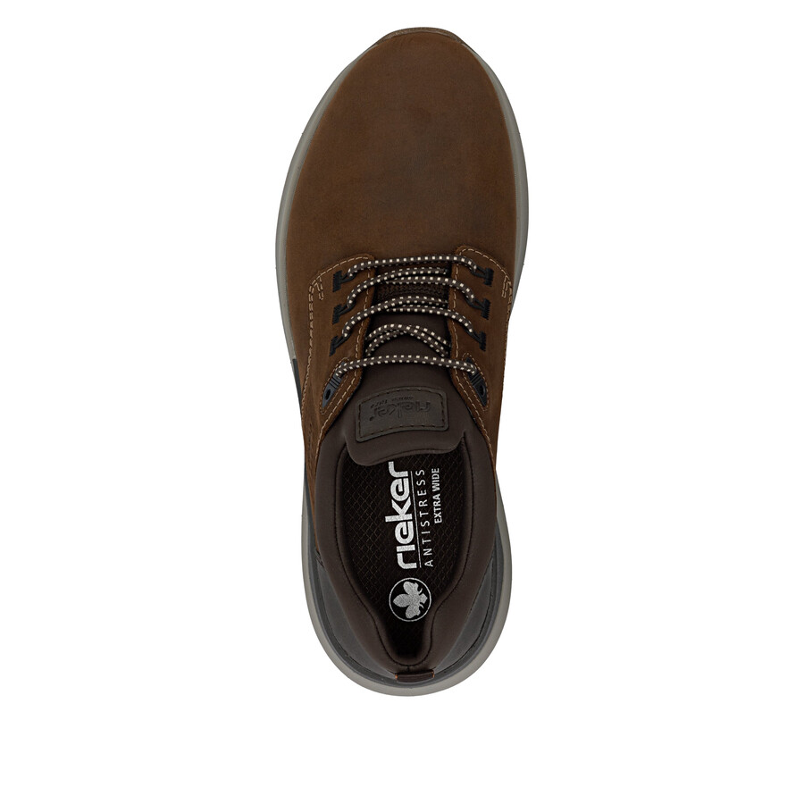 scarpe elasticizzate marroni per uomo rieker 06050-22