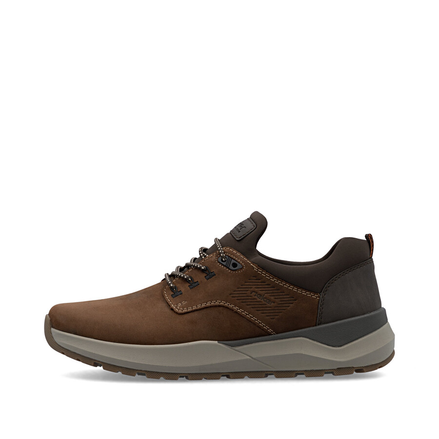 scarpe elasticizzate marroni per uomo rieker 06050-22
