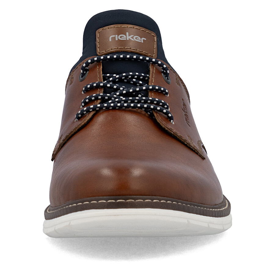 scarpe elasticizzate marroni da uomo rieker 14454-22