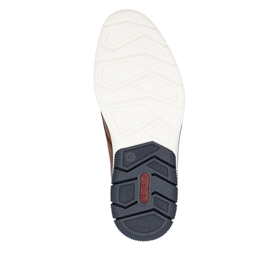 scarpe elasticizzate marroni da uomo rieker 14454-22