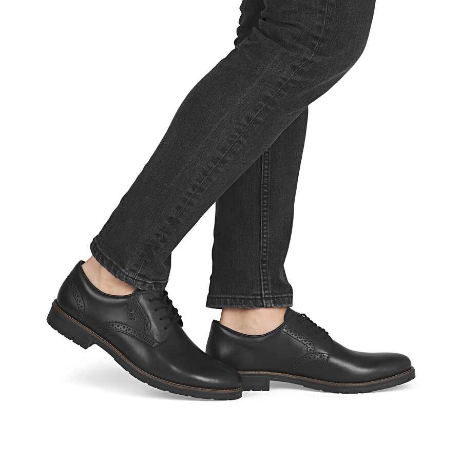 scarpe elasticizzate nere da uomo rieker 14642-00