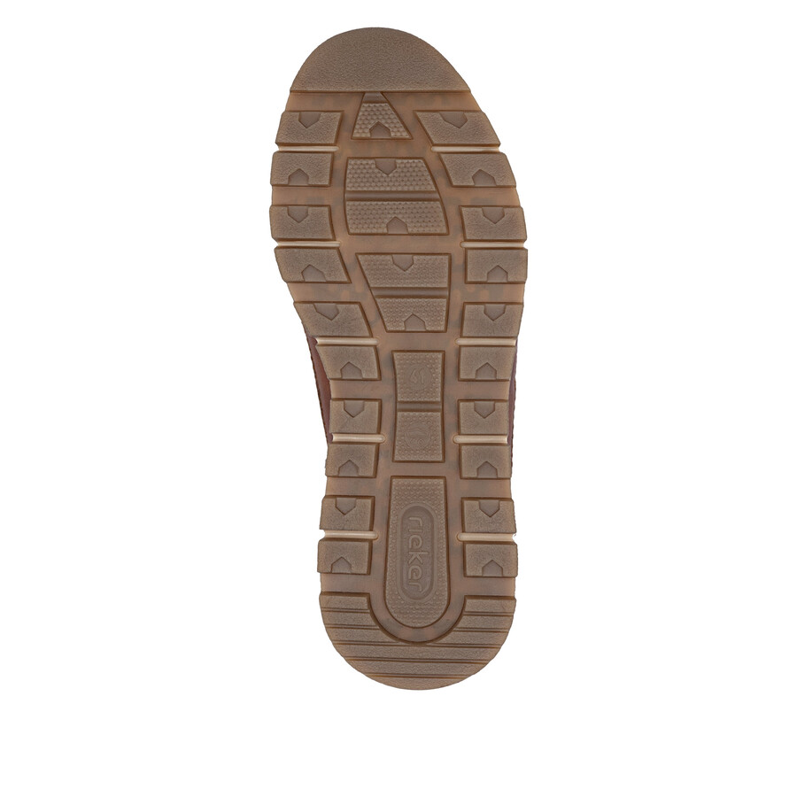 scarpe marroni con cerniera per uomo rieker b0507-24