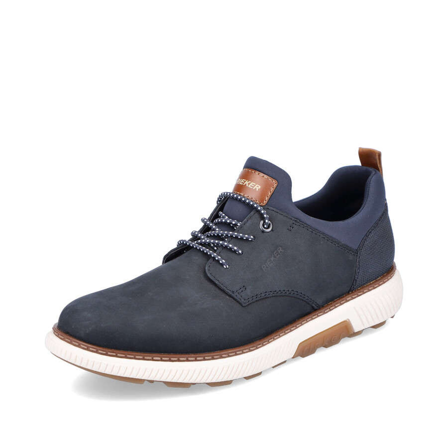 scarpe elasticizzate blu da uomo rieker b3360-14