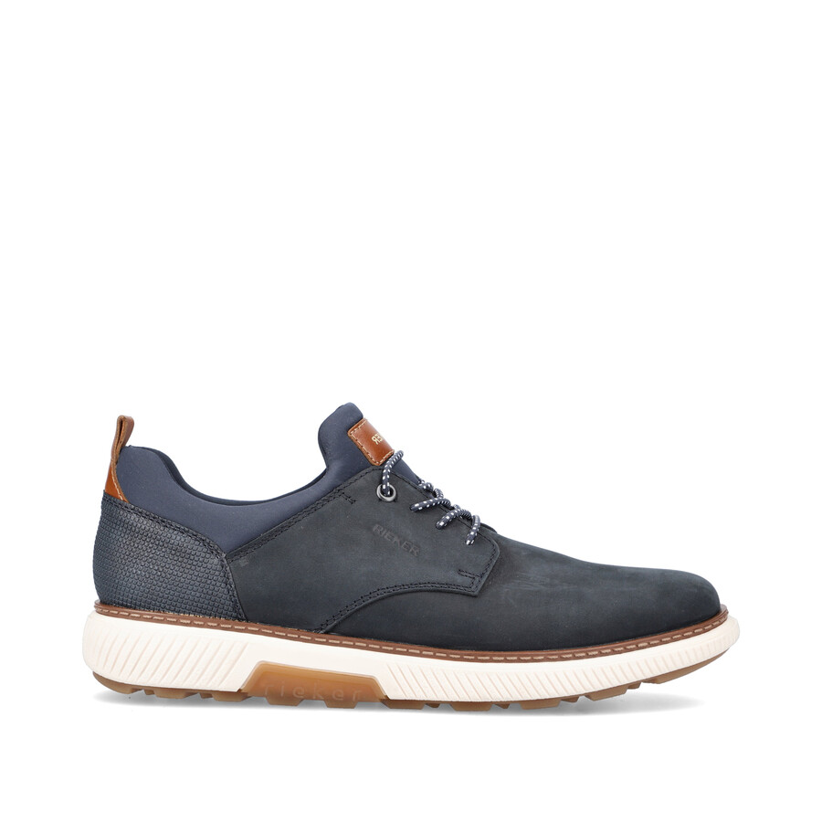 scarpe elasticizzate blu da uomo rieker b3360-14