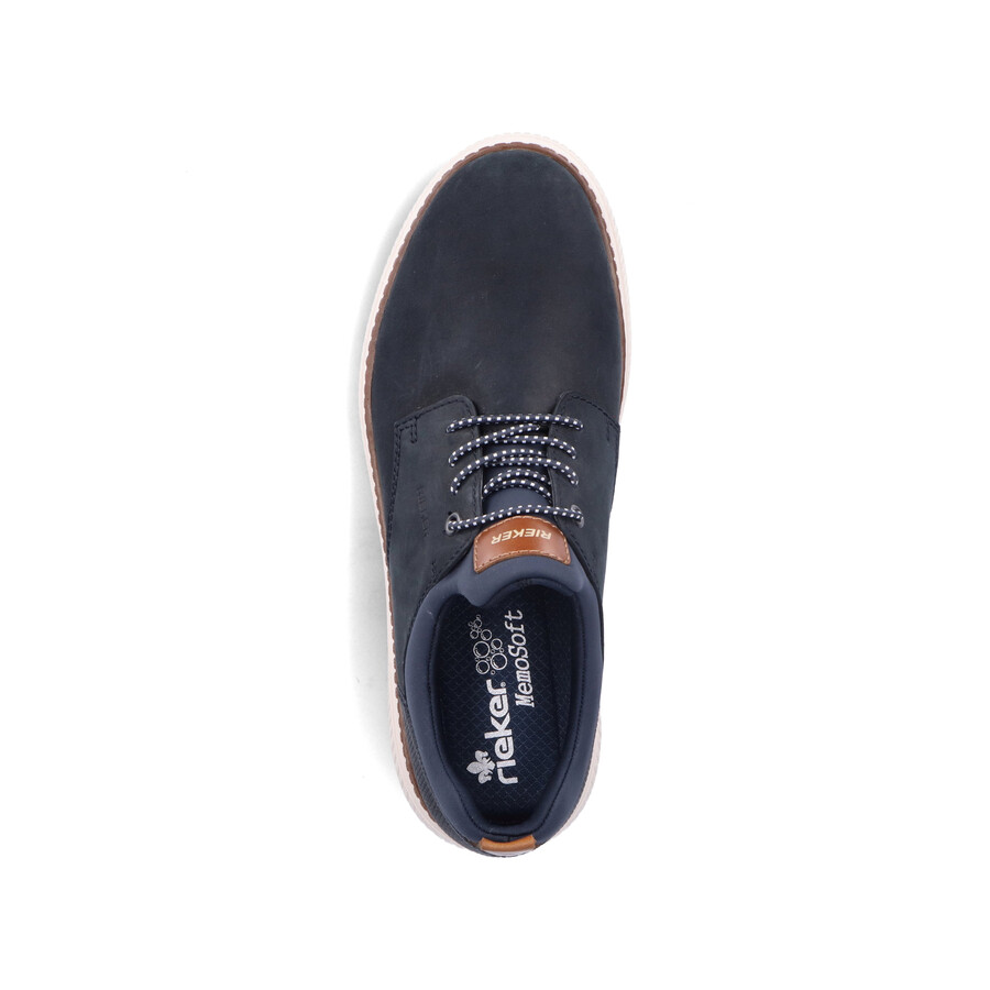 scarpe elasticizzate blu da uomo rieker b3360-14