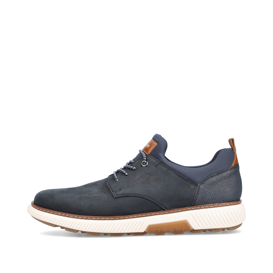 scarpe elasticizzate blu da uomo rieker b3360-14