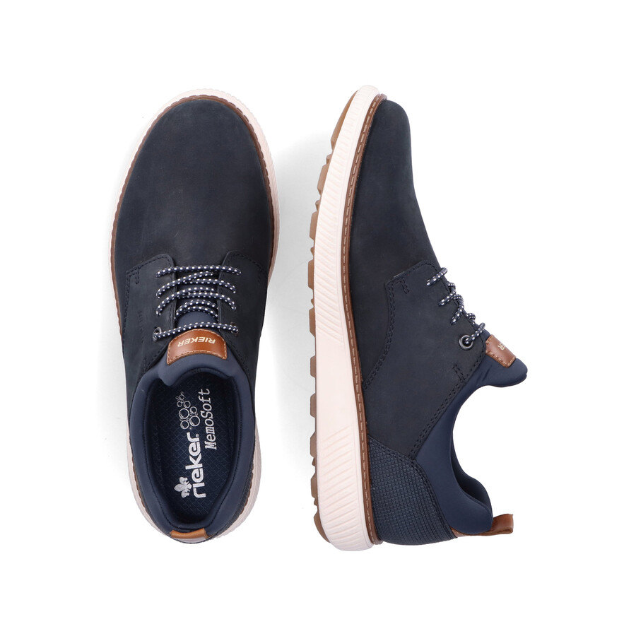 scarpe elasticizzate blu da uomo rieker b3360-14
