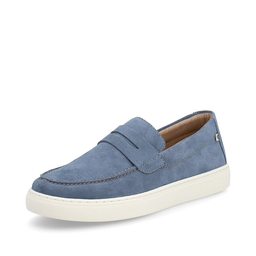 scarpe slip-on blu da uomo rieker sport u0703-14