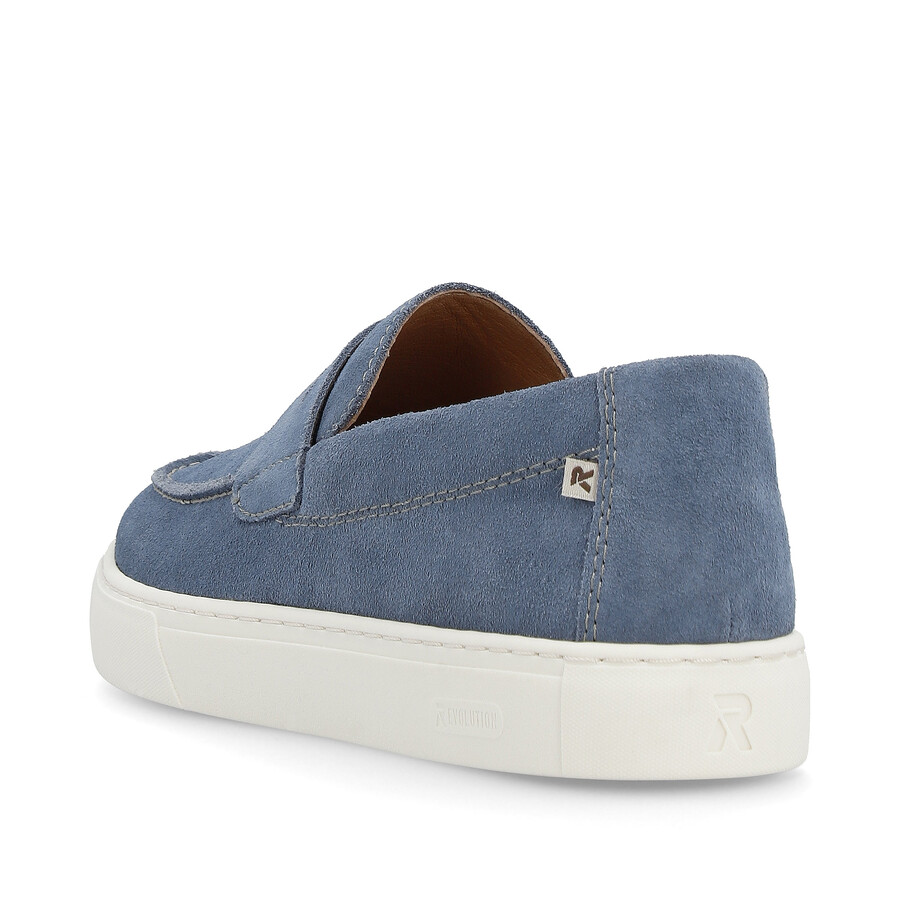 scarpe slip-on blu da uomo rieker sport u0703-14