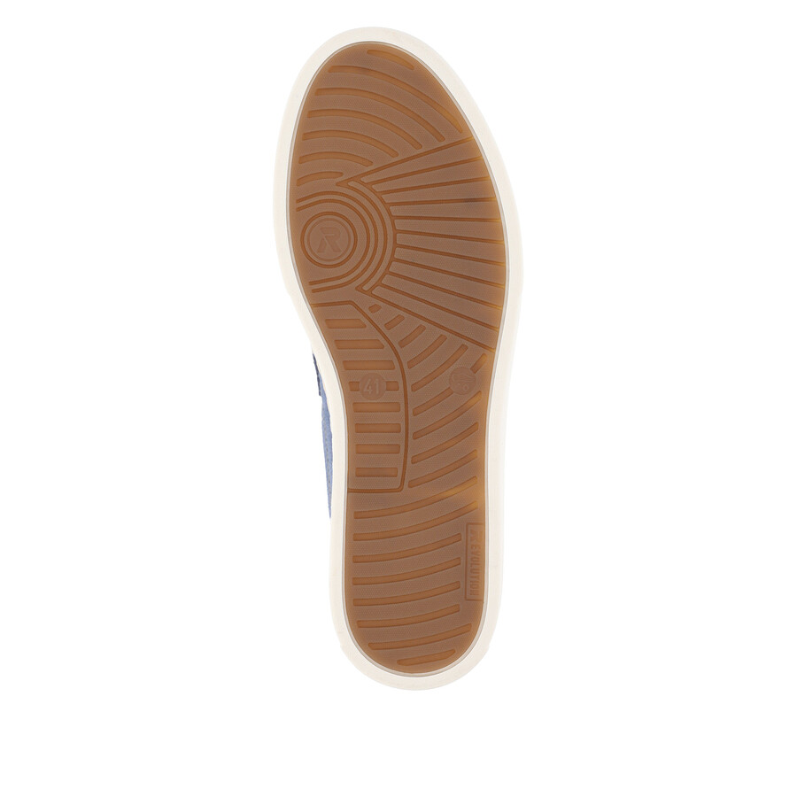 scarpe slip-on blu da uomo rieker sport u0703-14