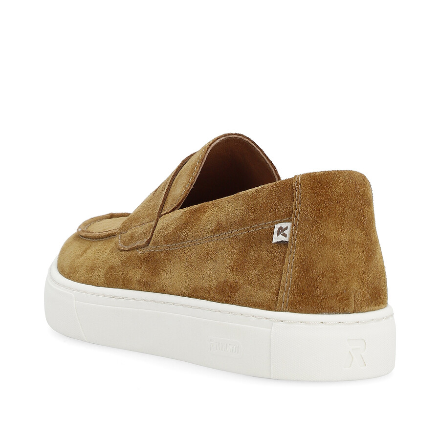 scarpe slip-on marroni da uomo rieker sport u0703-22