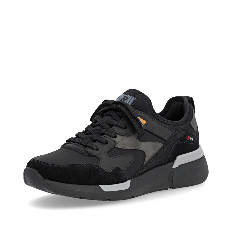 scarpe elasticizzate nere da uomo rieker sport u1403-01