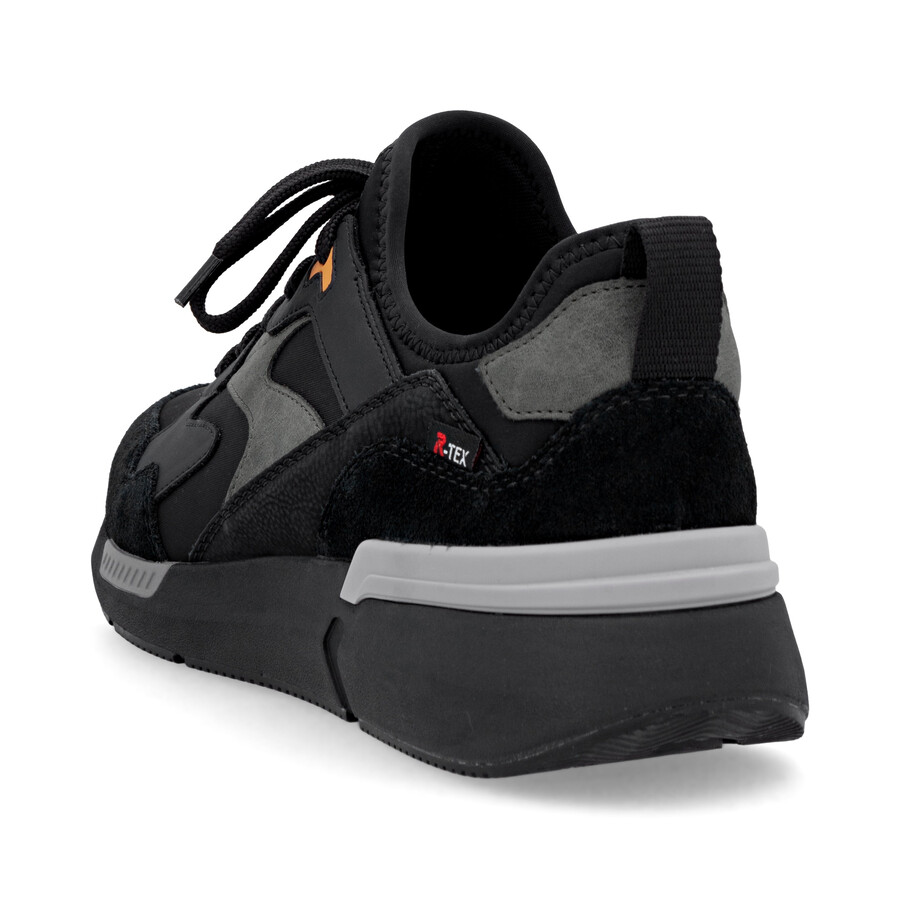 scarpe elasticizzate nere da uomo rieker sport u1403-01
