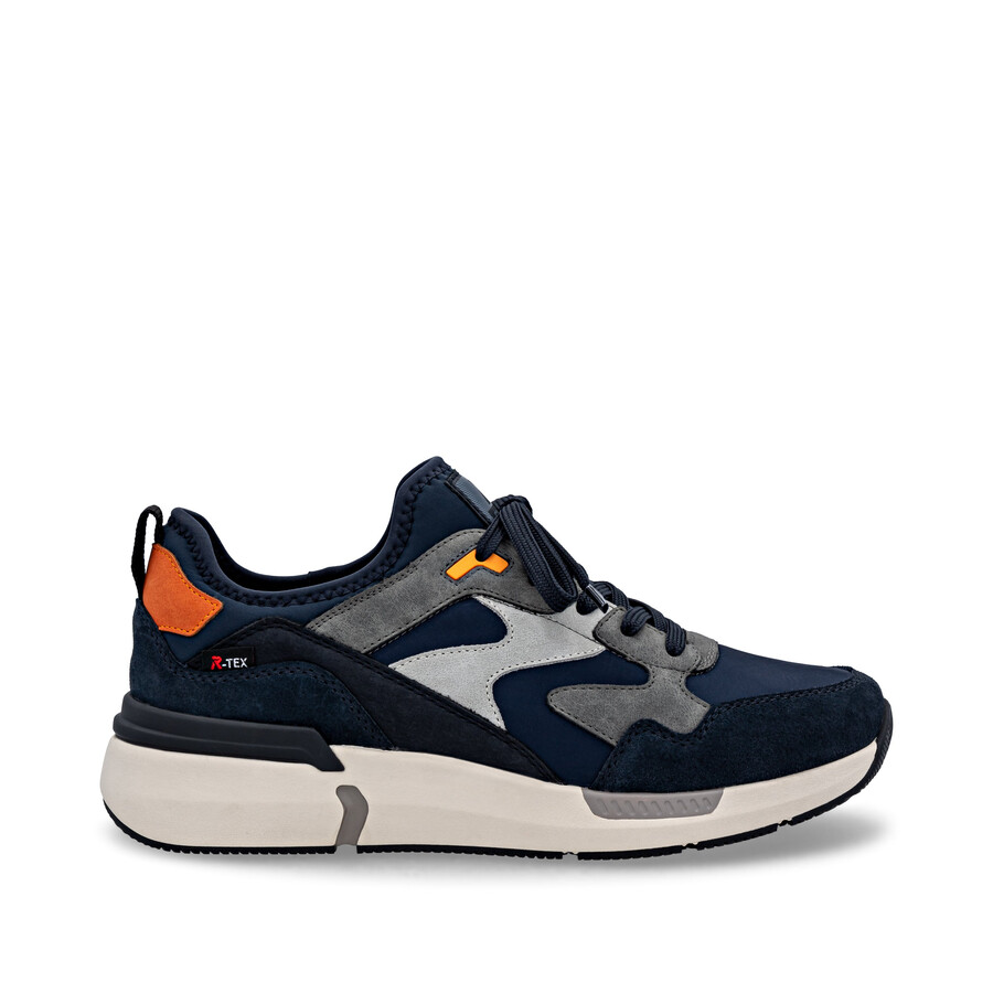 scarpe da ginnastica blu da uomo rieker sport u1403-15