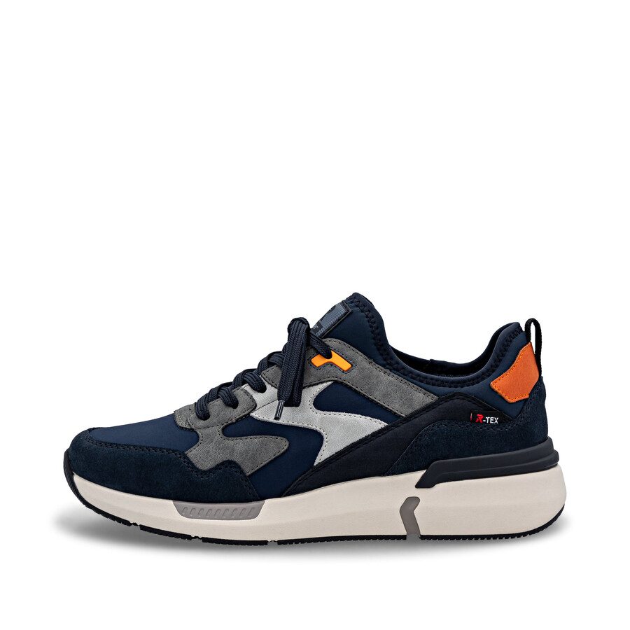 scarpe da ginnastica blu da uomo rieker sport u1403-15