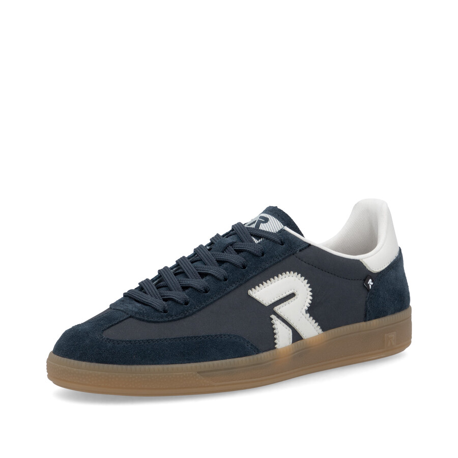 scarpe da ginnastica blu da uomo rieker sport u2200-16