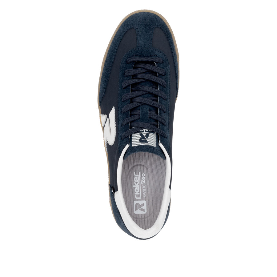scarpe da ginnastica blu da uomo rieker sport u2200-16