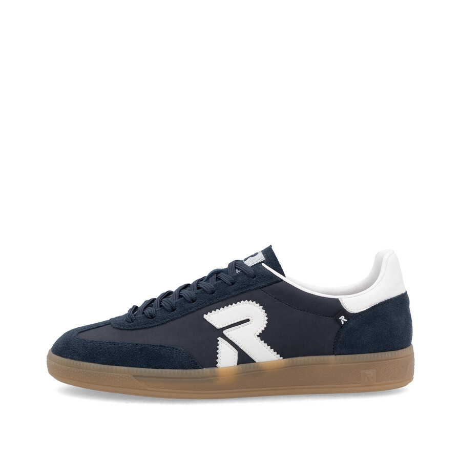 scarpe da ginnastica blu da uomo rieker sport u2200-16