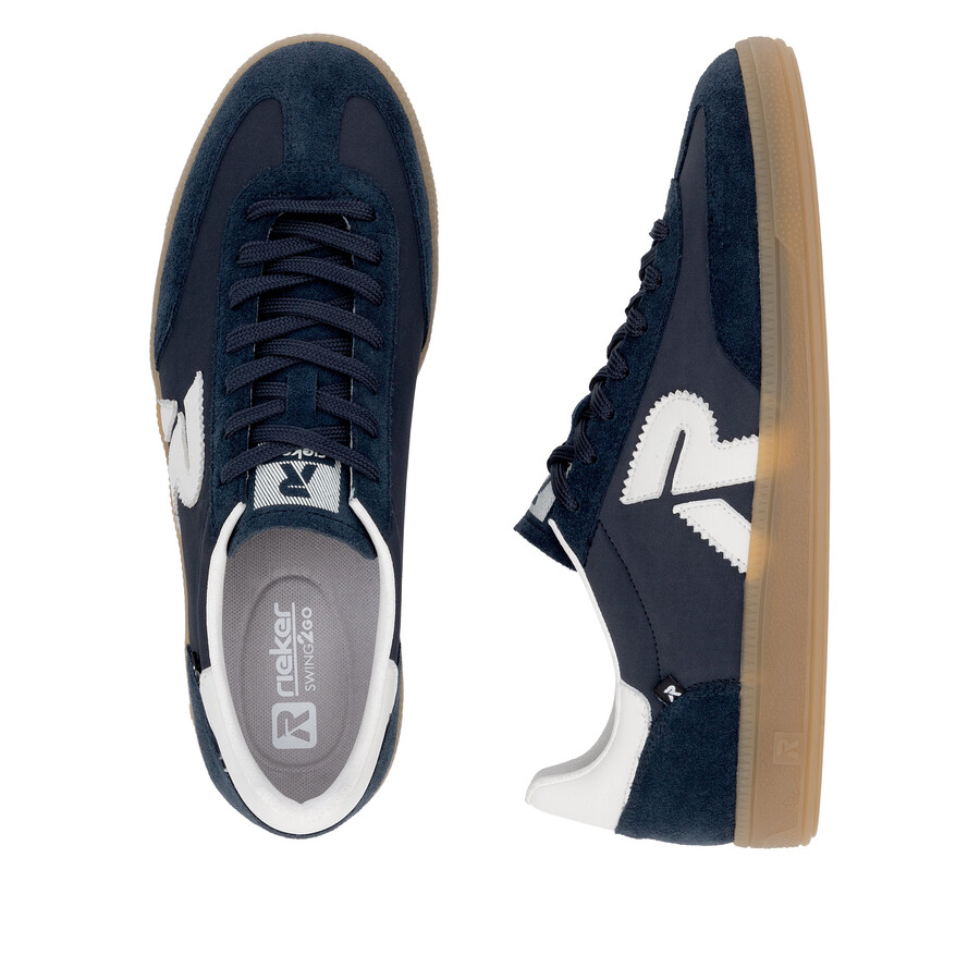 scarpe da ginnastica blu da uomo rieker sport u2200-16