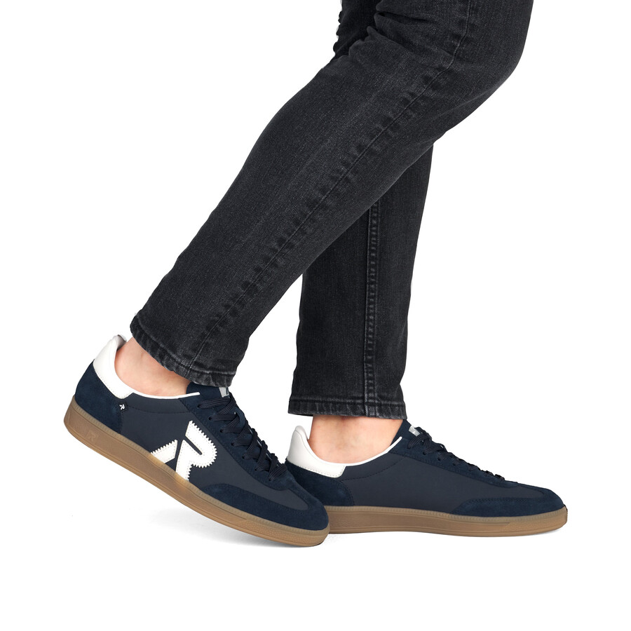 scarpe da ginnastica blu da uomo rieker sport u2200-16