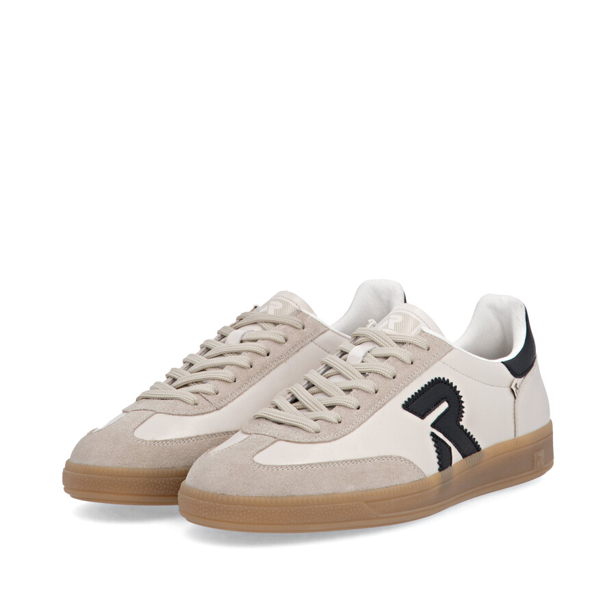 scarpe da ginnastica beige da uomo rieker sport u2200-60