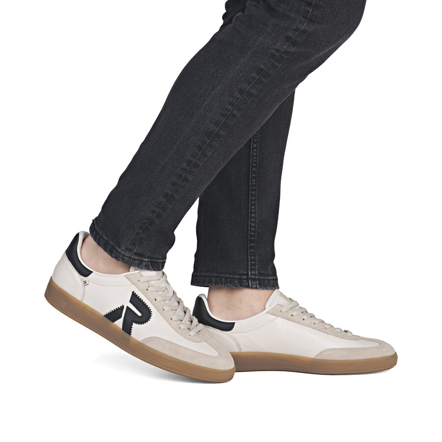 scarpe da ginnastica beige da uomo rieker sport u2200-60
