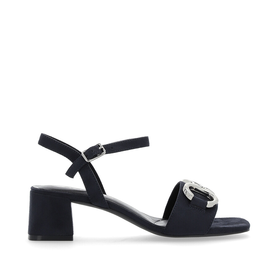 sandali con fibbia blu da donna remonte d1l50-14