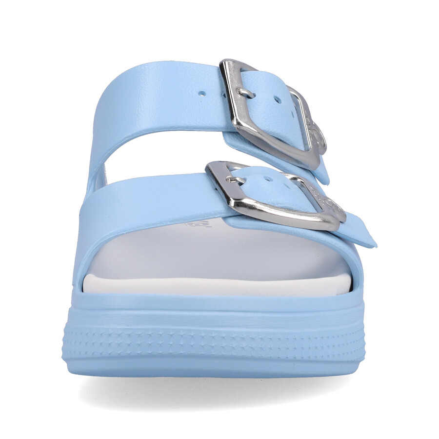 sandali con fibbia blu da donna rieker p2180-10