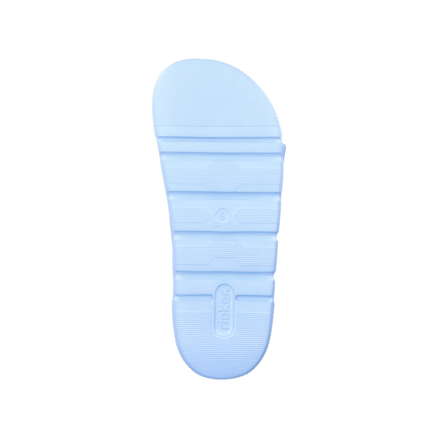 sandali con fibbia blu da donna rieker p2180-10