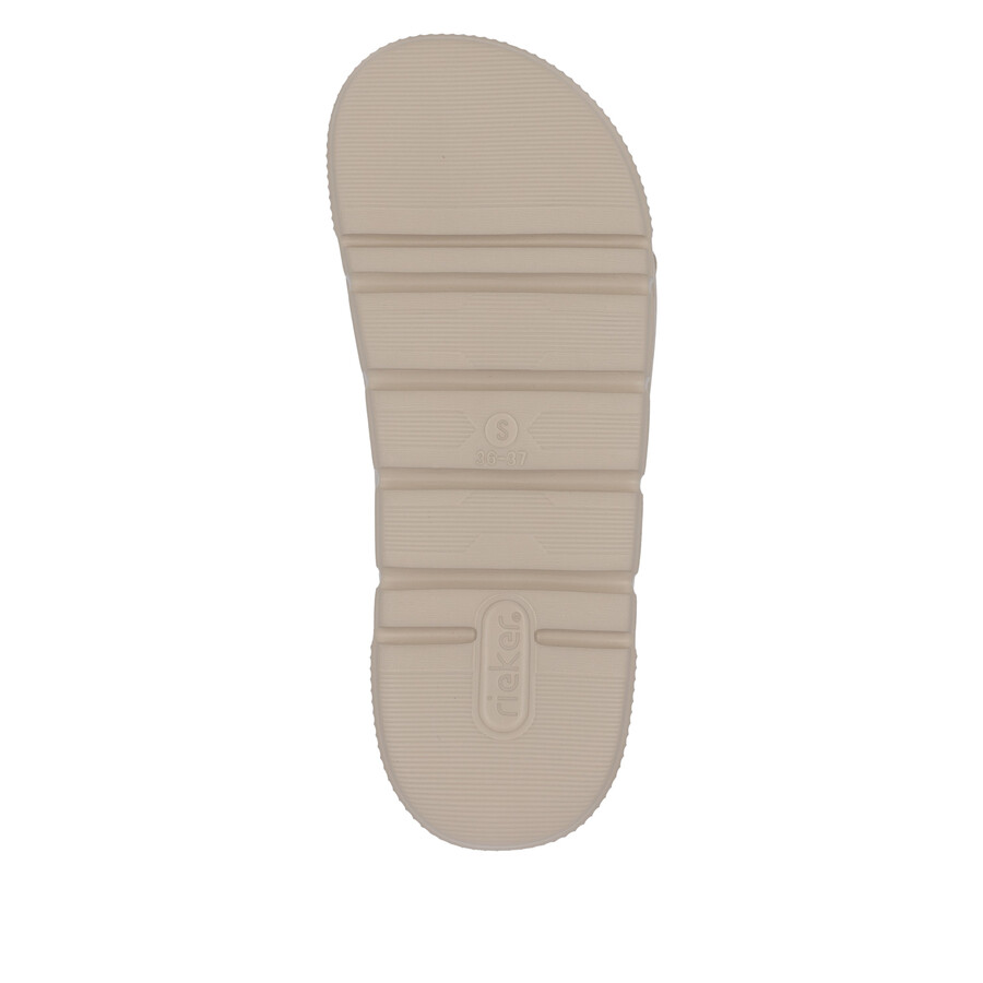 sandali con fibbia beige da donna rieker p2180-60