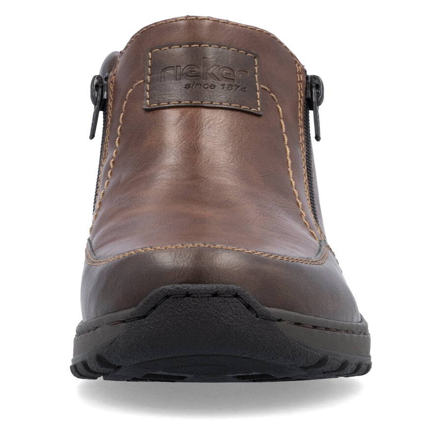 stivali marroni con cerniera per uomo rieker 03352-24
