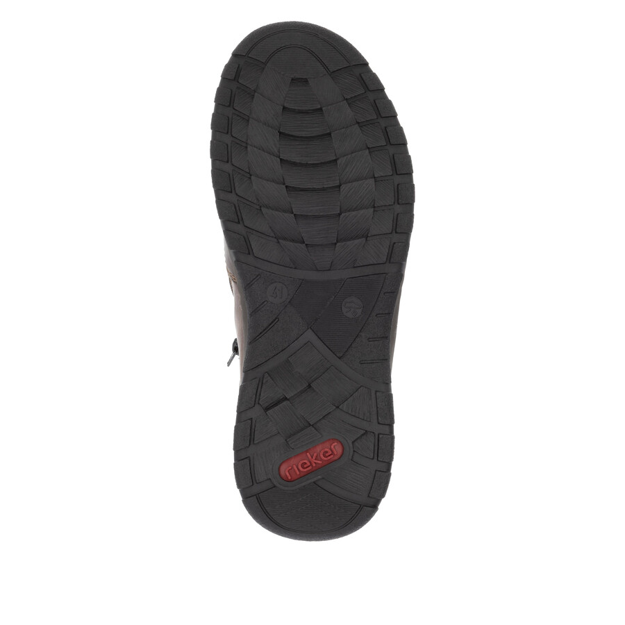 stivali marroni con cerniera per uomo rieker 03352-24