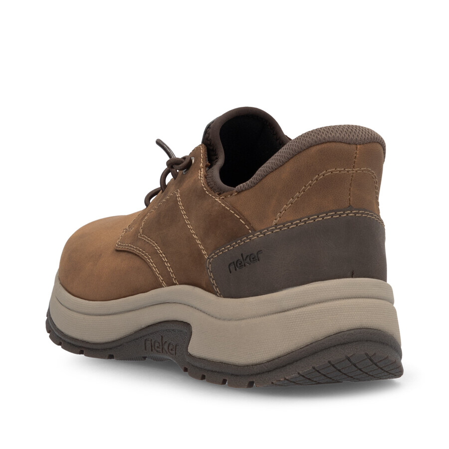 scarpe elasticizzate marroni da uomo rieker 11050-22