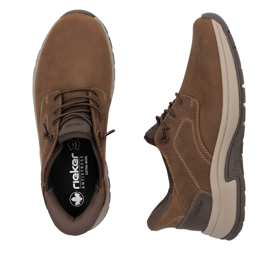 scarpe elasticizzate marroni da uomo rieker 11050-22