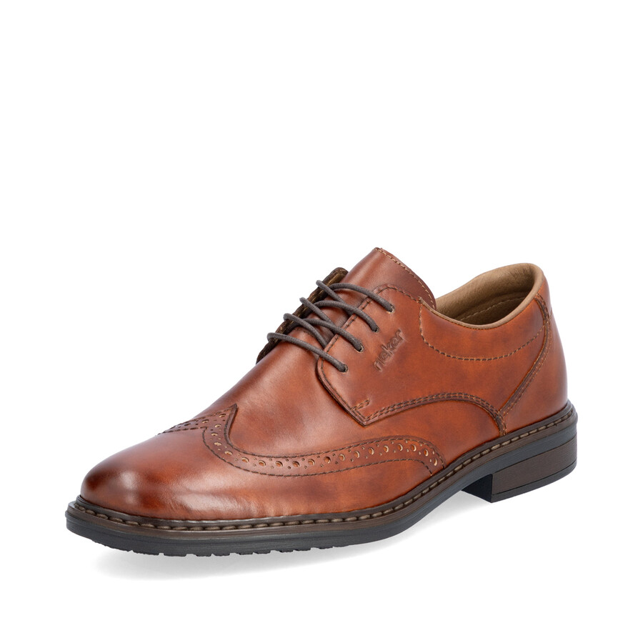 scarpe elasticizzate marroni per uomo rieker 17620-24