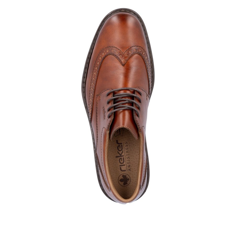 scarpe elasticizzate marroni per uomo rieker 17620-24