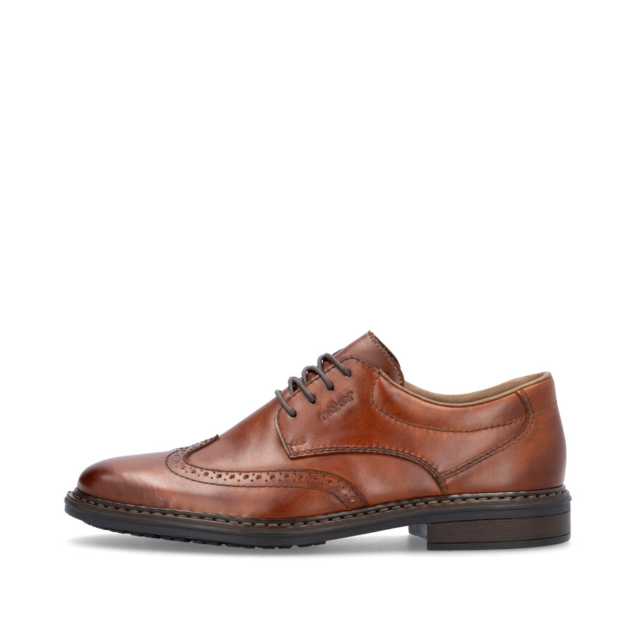 scarpe elasticizzate marroni per uomo rieker 17620-24