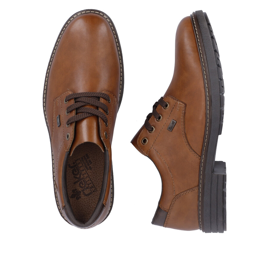 scarpe elasticizzate marroni per uomo rieker 33101-24