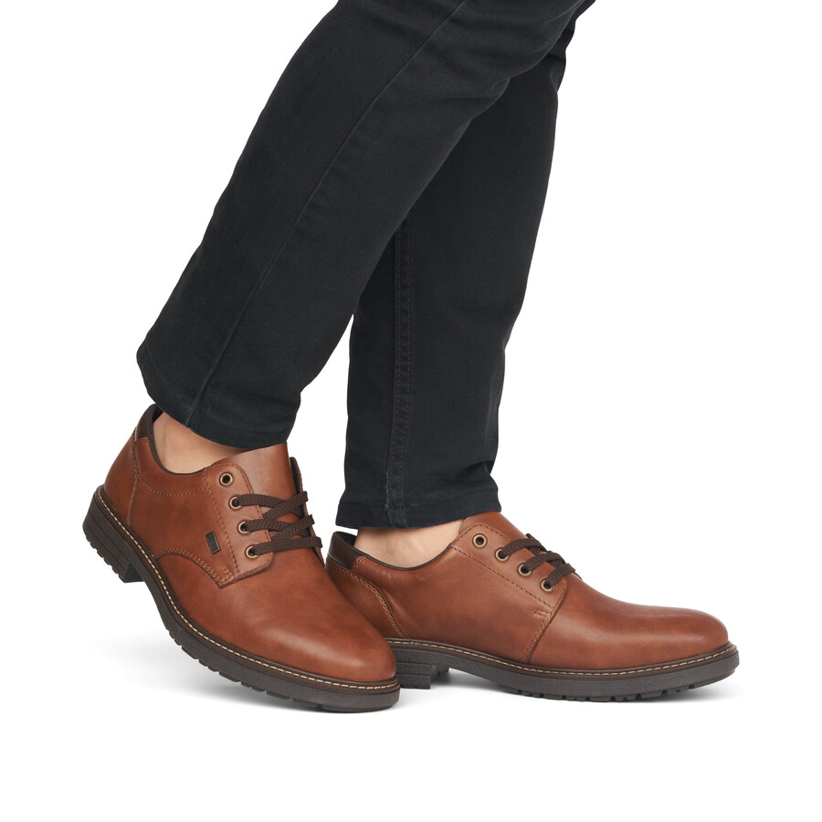 scarpe elasticizzate marroni per uomo rieker 33101-24