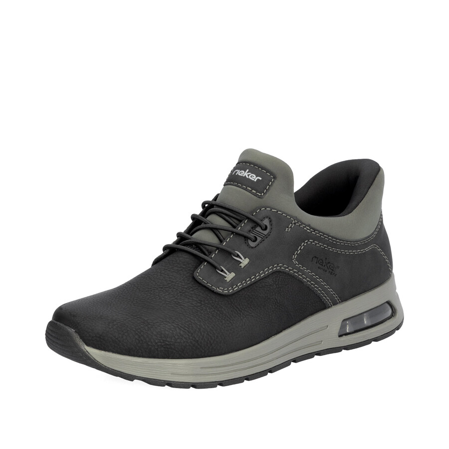 scarpe elasticizzate nere da uomo rieker b1051-00