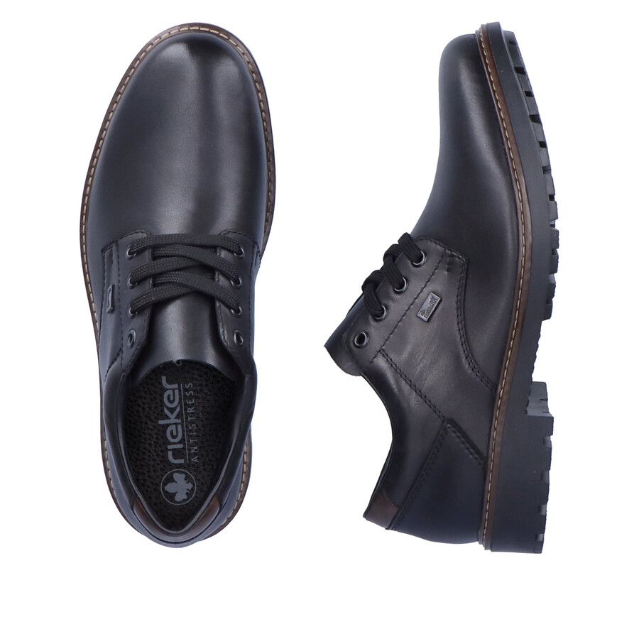 scarpe elasticizzate nere da uomo rieker f4611-00